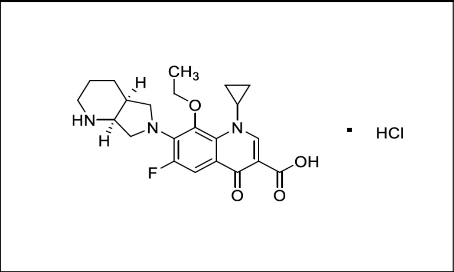 Picture of Moxifloxacin EP Impurity C HCl (8-Ethoxy Moxifloxacin HCl)